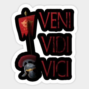 Veni Vidi Vici Sticker